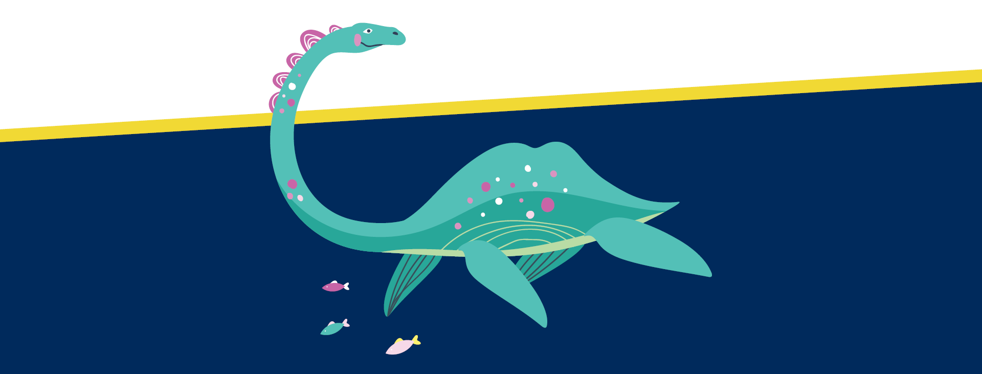 drawing of Nessie, the lock ness monster