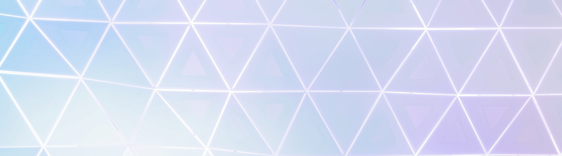 Blurred triangle pattern in white, purple and blue