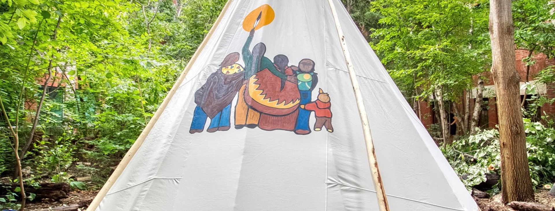 First Nations House tipi.